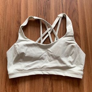 Pale green lululemon bra